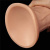 LoveToy Realistic Curved Dildo Flesh 9.5'' - Реалістичний фалоімітатор на присосці, 24х6.6 см - купити в Києві, Україні